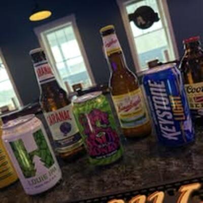 Beer and seltzer selection